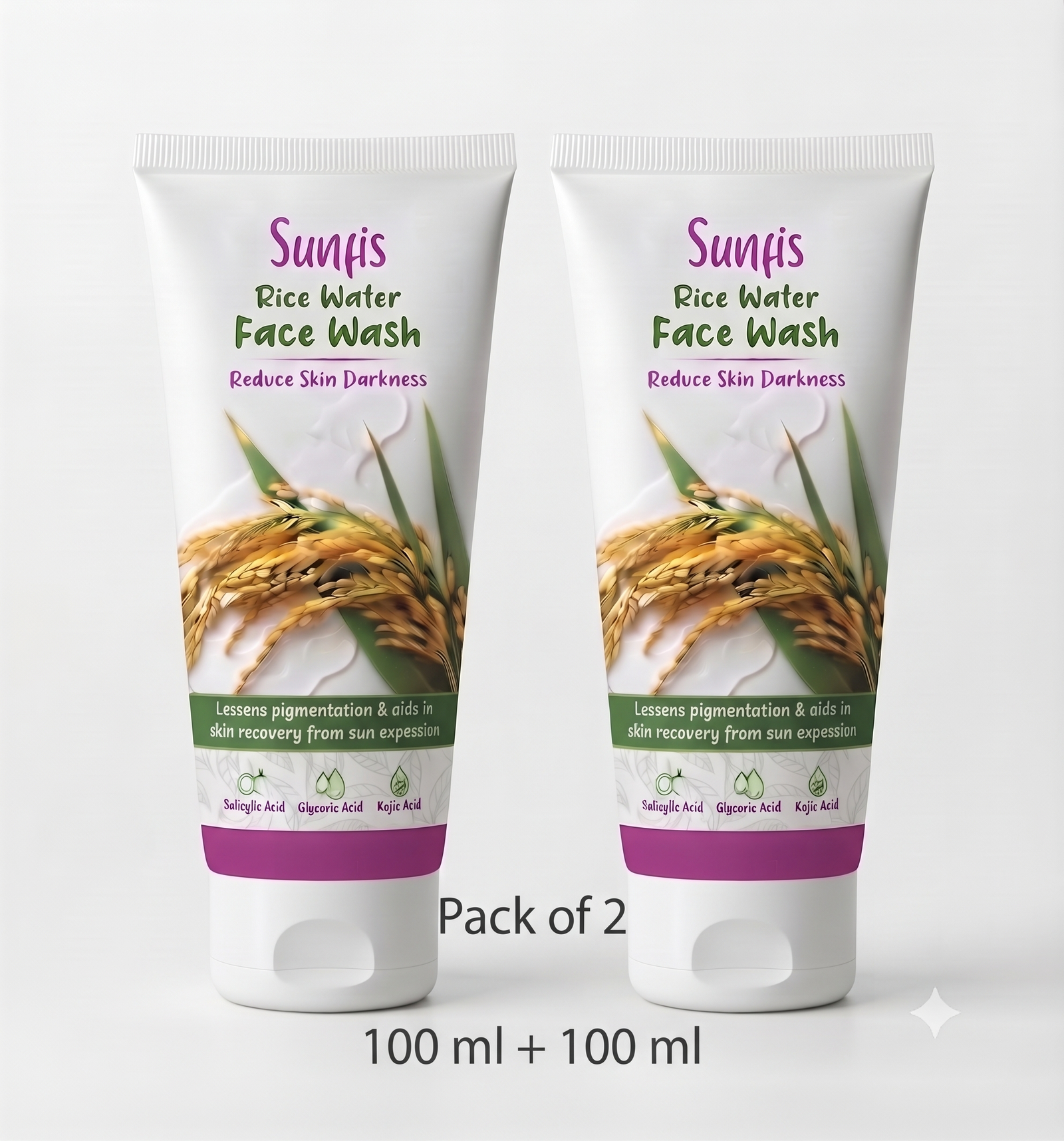 Sunfis Rice Water Facewash Pack of 2